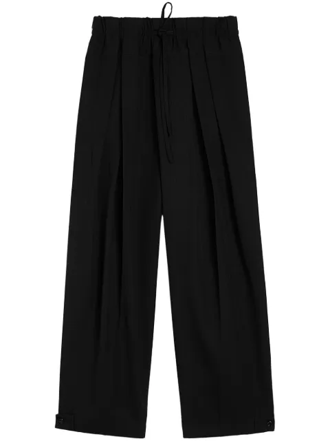 Jil Sander pantalones con dobladillo vuelto