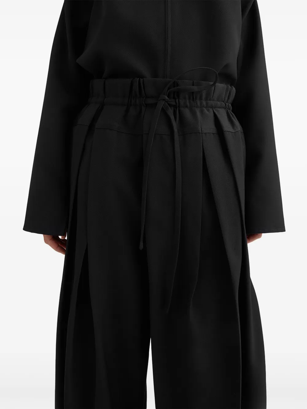 Jil Sander Wollen broek Zwart