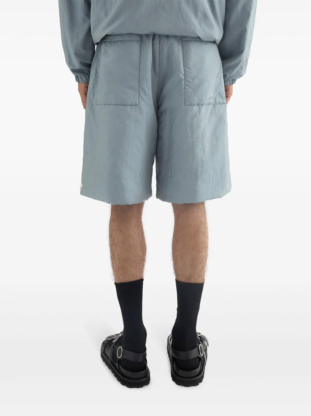 Jil Sander Gewatteerde shorts Grijs