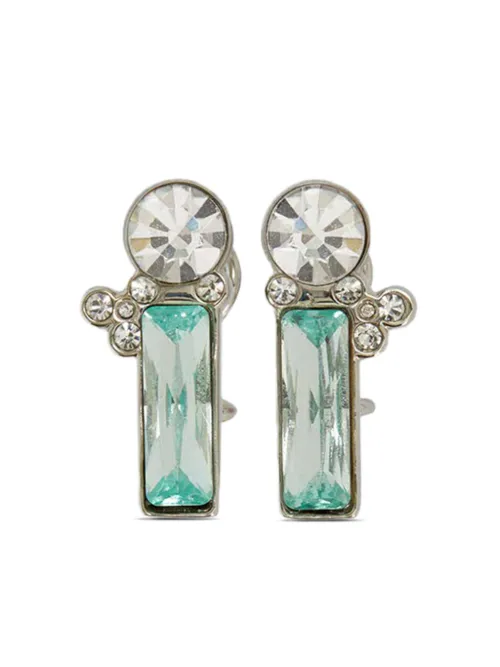 Boucles d'oreilles serties de cristaux - Jil Sander - Modalova