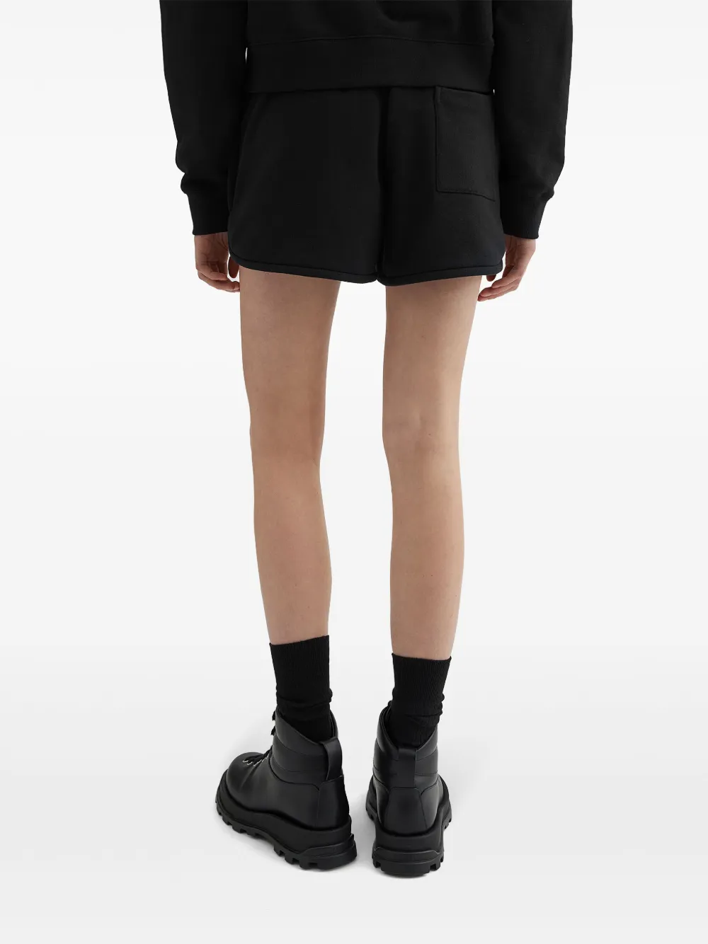 Jil Sander Katoenen shorts Zwart