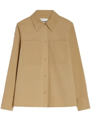 Jil Sander Denim Oversized Shirt | Blue | FARFETCH SG