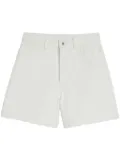 Jil Sander high-rise denim shorts - White