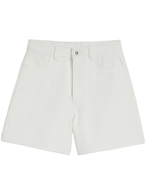 Jil Sander shorts de mezclilla con tiro alto