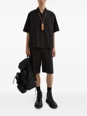 JIL SANDER SHIRT 50 半袖シャツ ブラック ジルサンダー Jil Sander