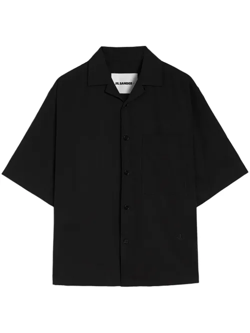 Chemise en coton à manches courtes - Jil Sander - Modalova