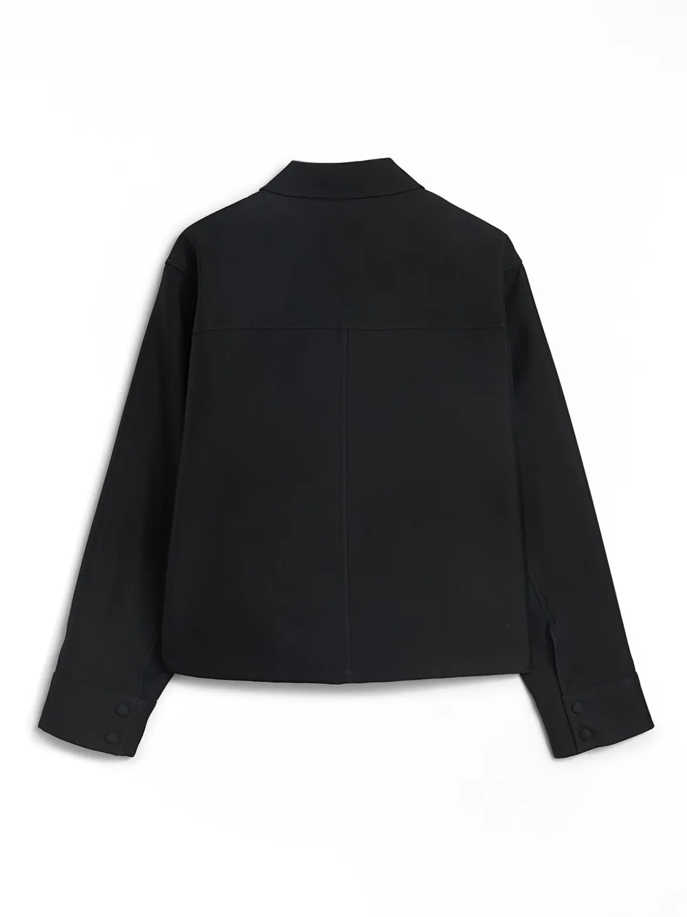 Jil Sander Button-up shirtjack Zwart