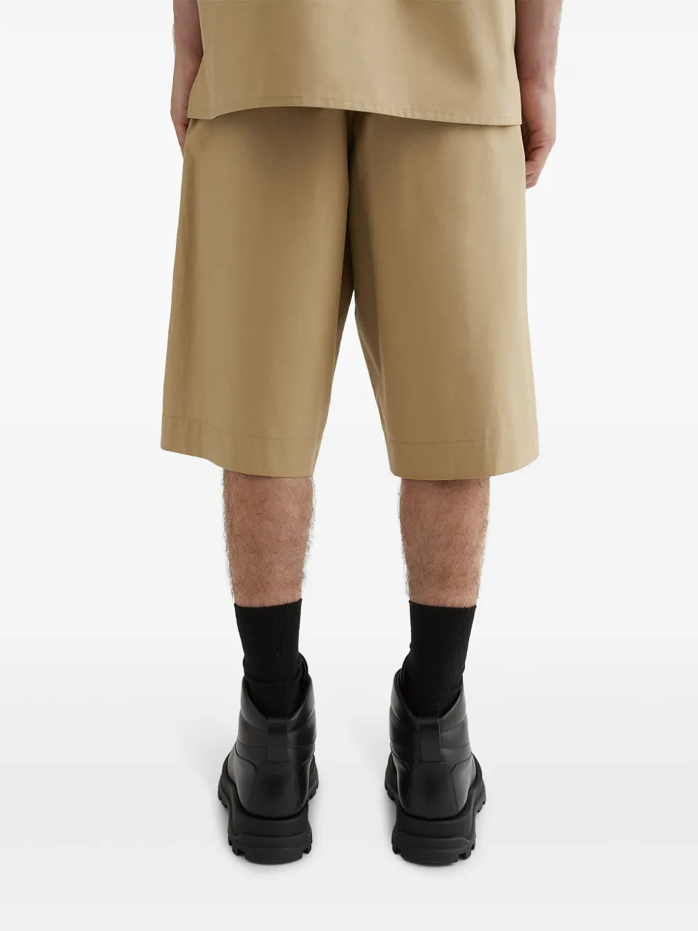 Jil Sander Katoenen shorts Beige