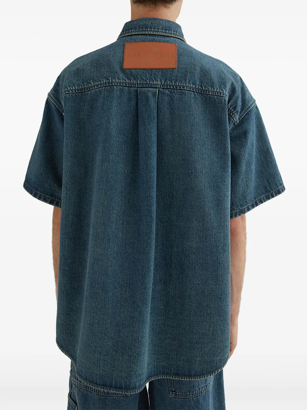 Jil Sander Denim overhemd Blauw