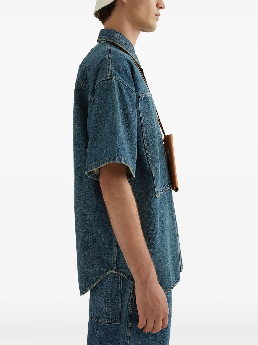Jil Sander Denim overhemd Blauw
