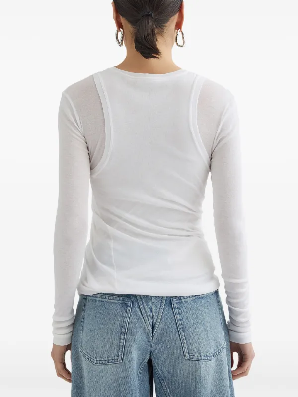 Jil Sander クルーネック Tシャツ | ホワイト | FARFETCH JP