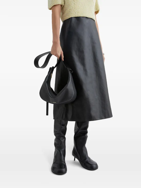 【関税込み】Jil Sander ブラック Knot バッグ Jil Sander Knot Shoulder Bag | Black | FARFETCH BH