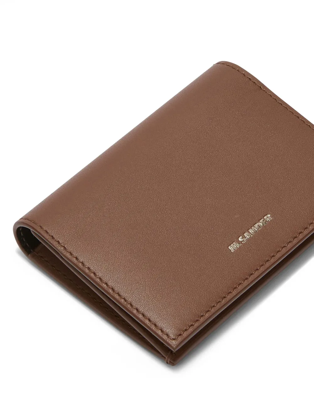 Jil Sander Portemonnee met logo-stempel Bruin