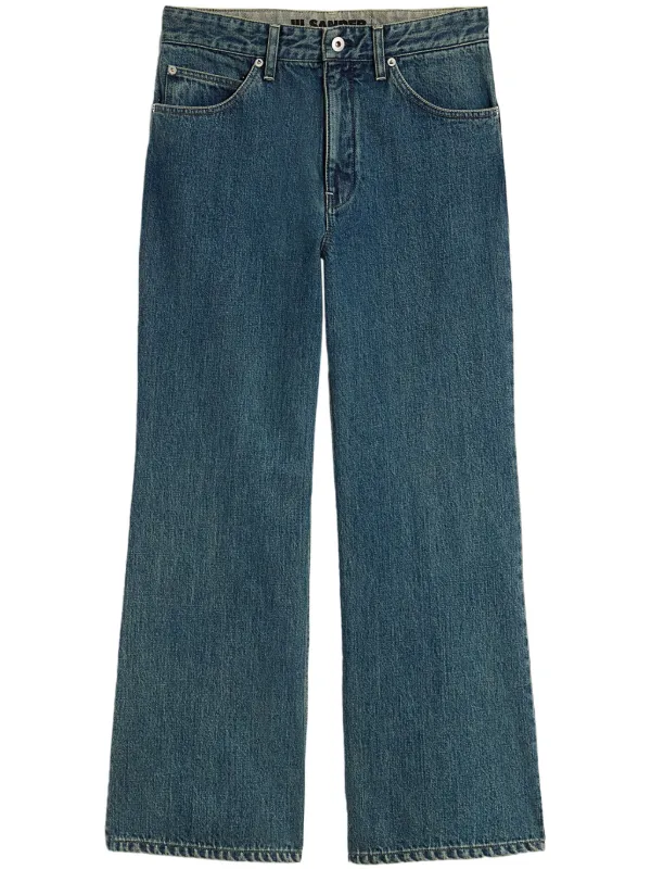 Jil Sander フレアジーンズ | ブルー | FARFETCH JP