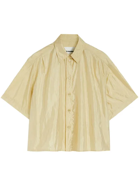 Jil Sander camisa con medias mangas