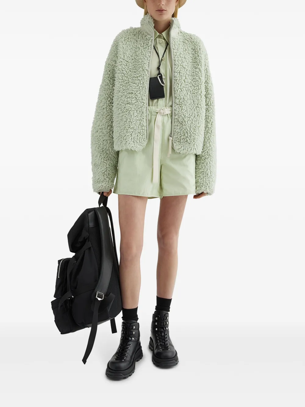 Jil Sander Jack met rits - Groen