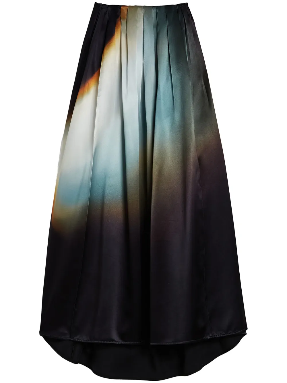 Jil Sander Geplooide midi-jurk Blauw