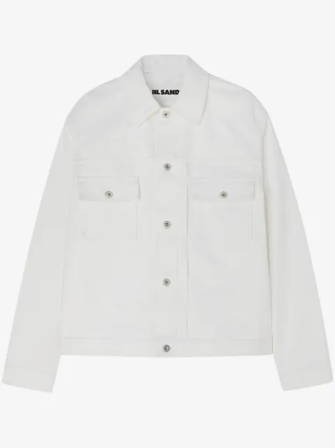 Jil Sander button-fastening denim jacket