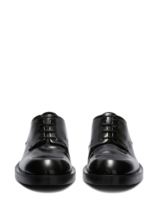Jil Sander*レザーレースアップシューズ メタルプレート付 (Jil