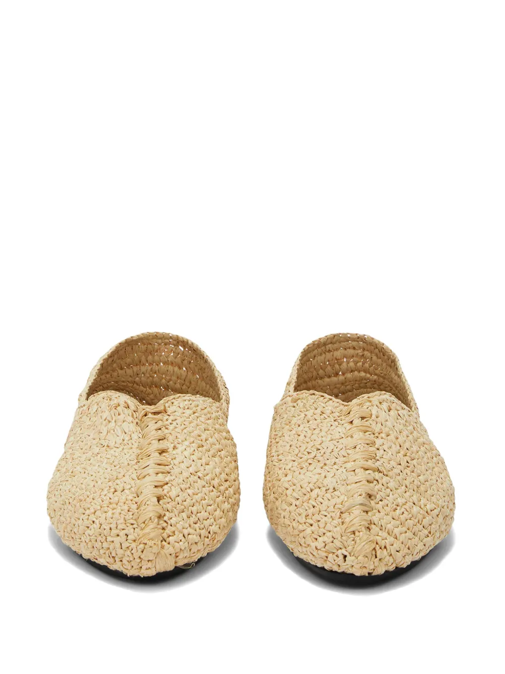 Jil Sander interwoven slippers Neutrals