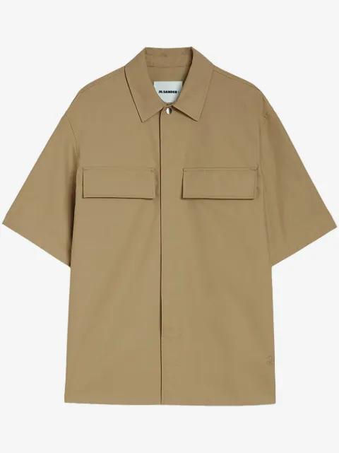Jil Sander flap-pocket shirt