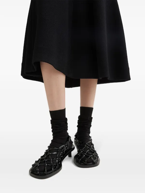 Jil Sander Woven Pumps | Black | FARFETCH