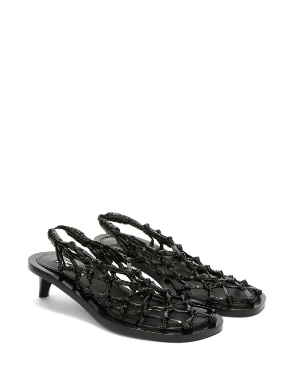 Jil Sander Woven Pumps | Black | FARFETCH