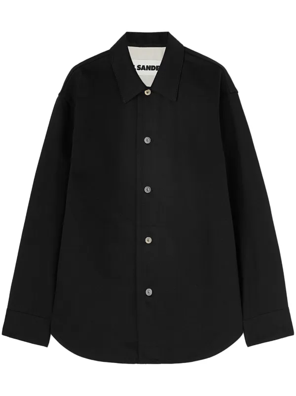 Jil Sander デニムシャツ | ブラック | FARFETCH JP Jil Sander デニムシャツ | ブラック | FARFETCH JP