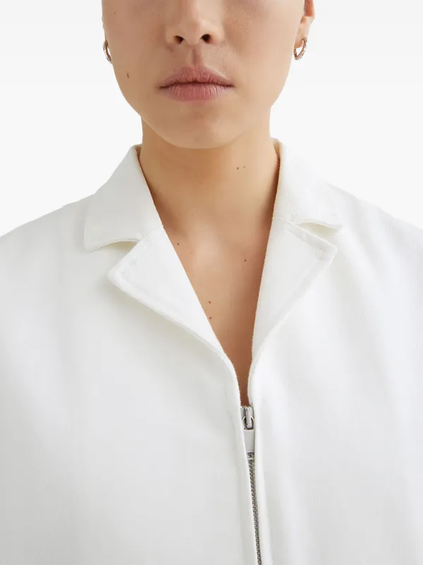 Jil Sander Denim Shirt Jacket | White | FARFETCH