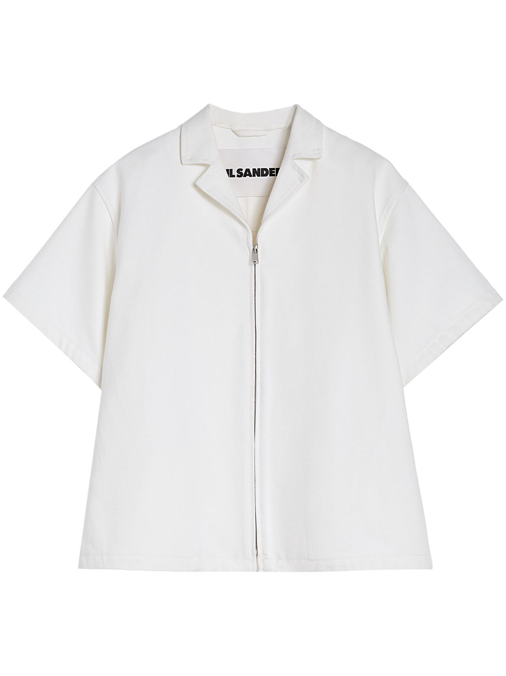 Jil Sander denim shirt jacket - White