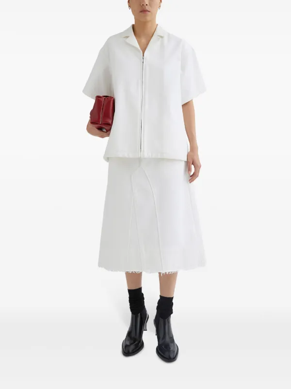 Jil Sander Denim Shirt Jacket | White | FARFETCH