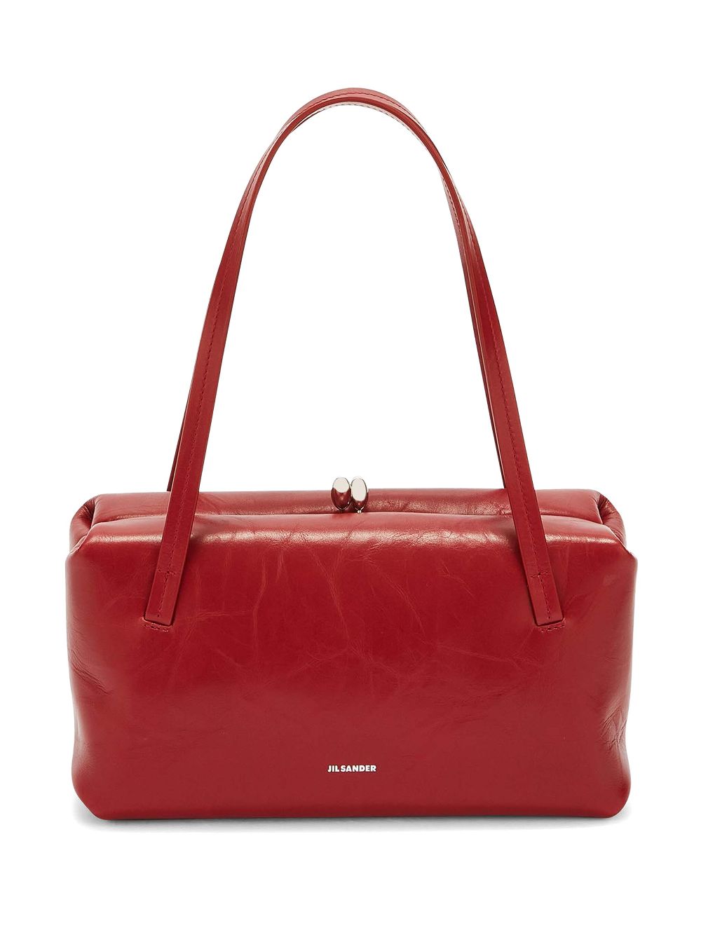 Jil Sander Goji Pillow leather shoulder bag - Red