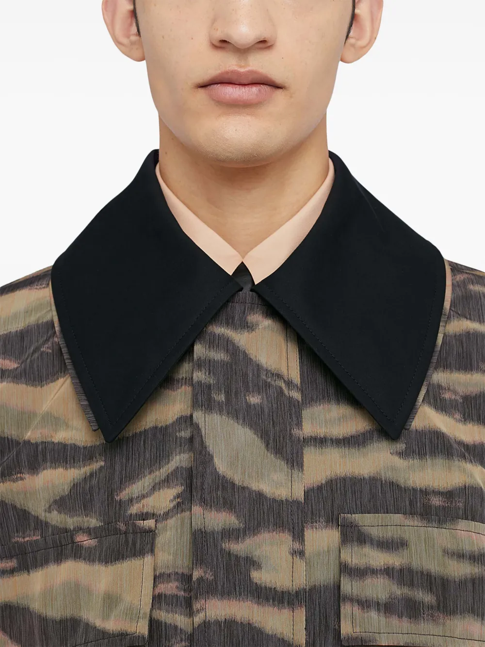 Jil Sander Jack met print Groen