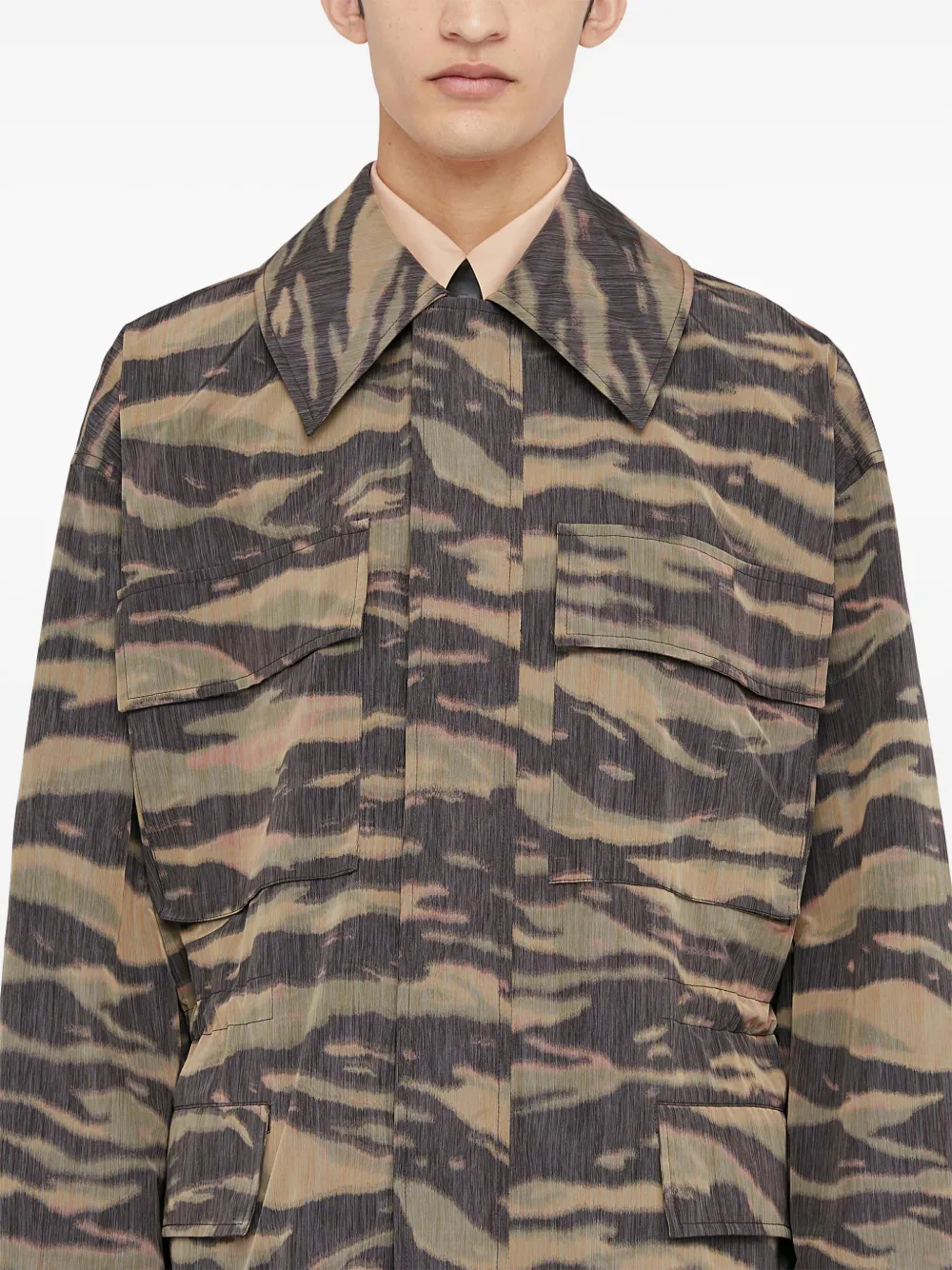 Jil Sander Jack met print Groen