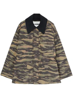 Valentino Garavani レオパード ボンバージャケット | ニュートラル