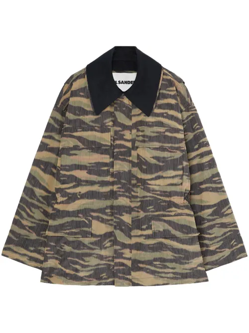 Jil Sander veste imprimée - Vert - Jil Sander - Modalova