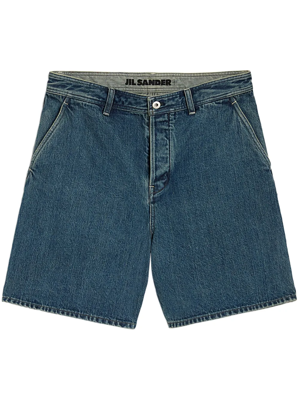Jil Sander straight-leg denim shorts | Blue | Image 1