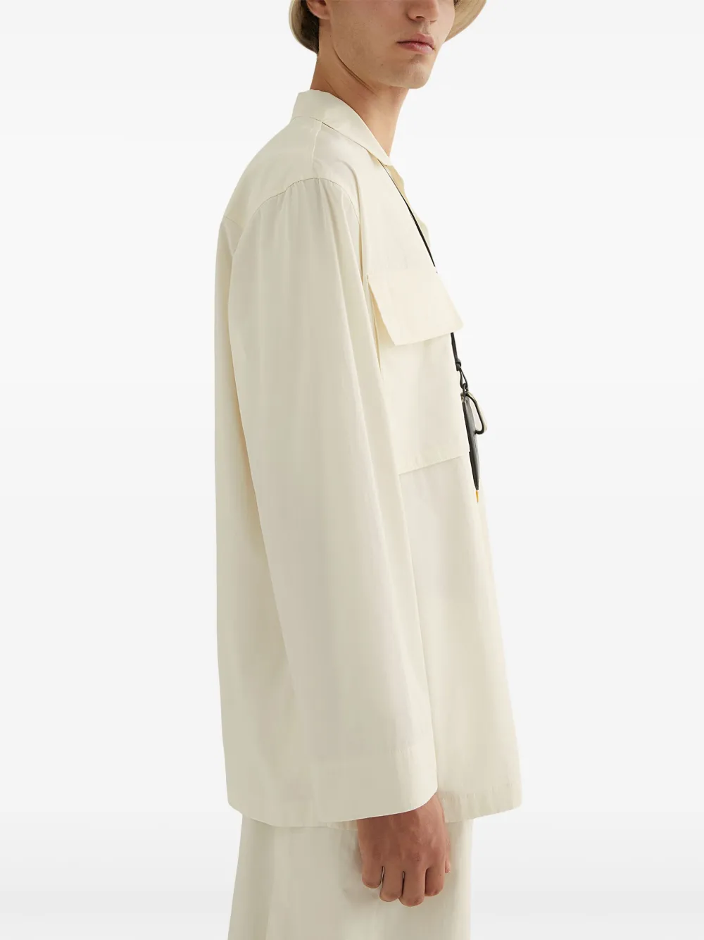 Jil Sander Overhemd met klepzak Wit