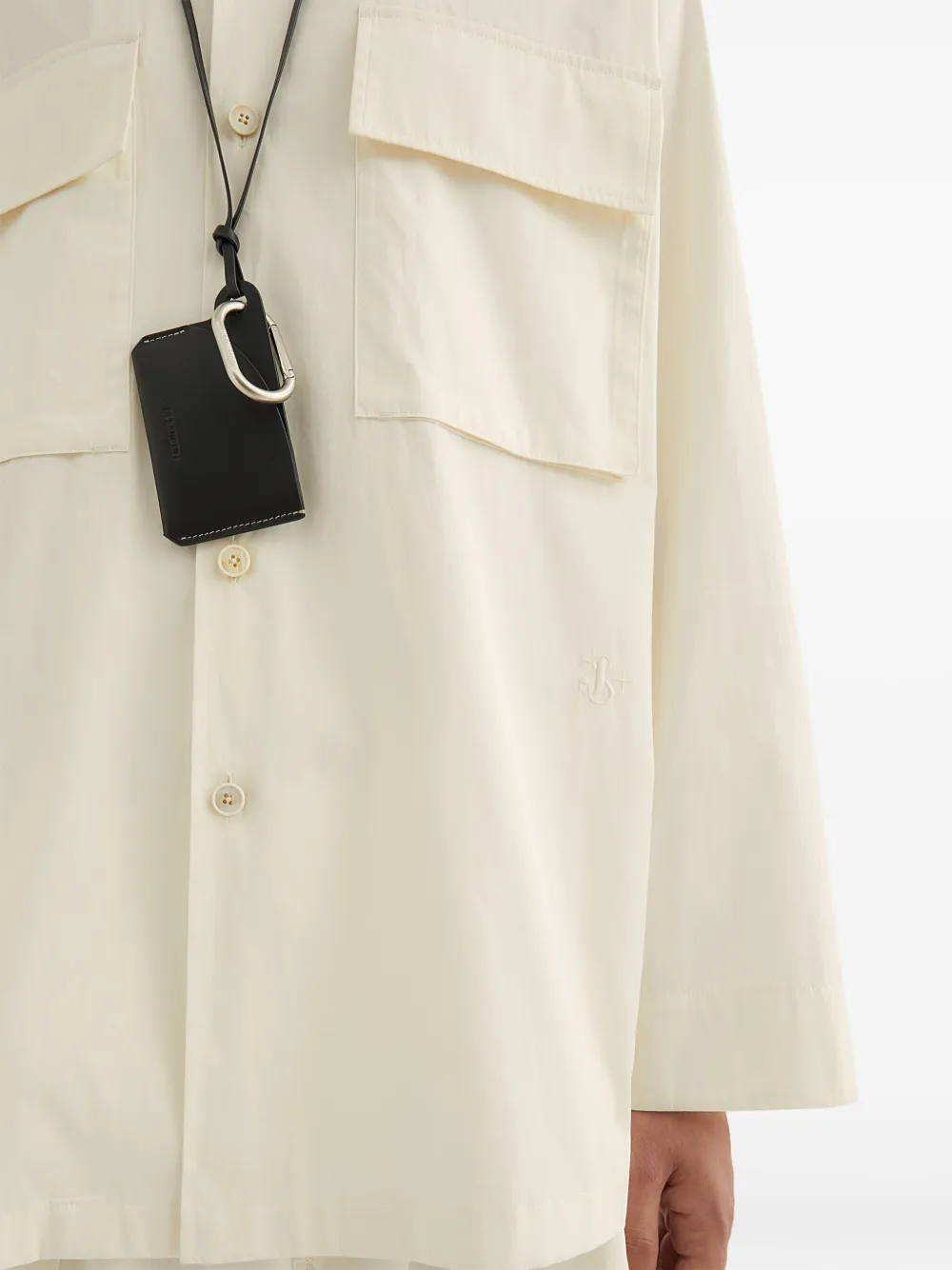 Jil Sander Overhemd met klepzak Wit
