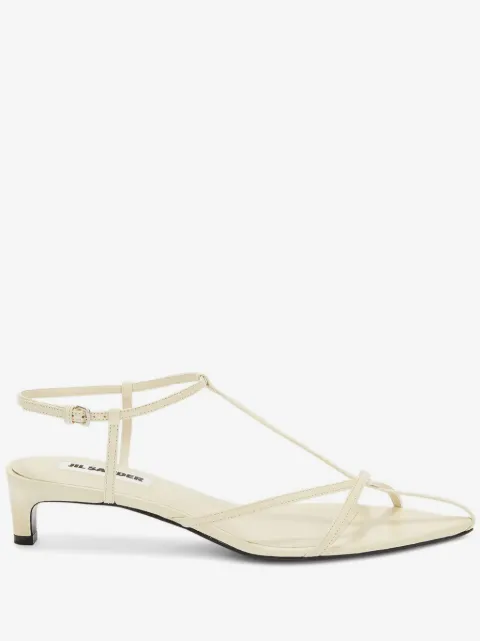 Jil Sander strappy leather sandals