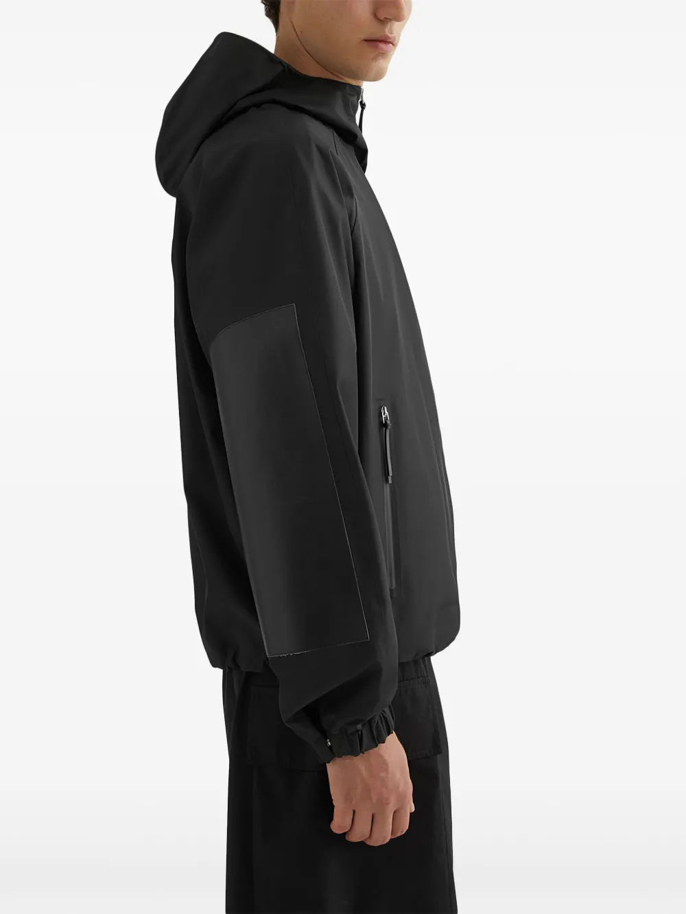 Jil Sander Parka met capuchon Zwart