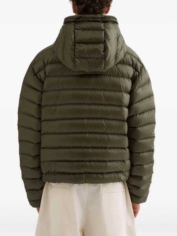 JIL SANDER ジップ付きフード付きダウンジャケット JIL SANDER - 美品 ジルサンダー JIL SANDER+ ジャケット ダウン