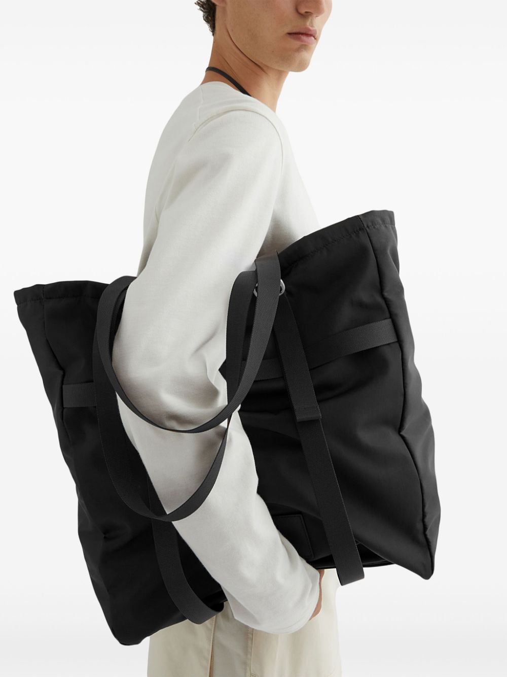 Jil Sander Outdoor shopper - Zwart