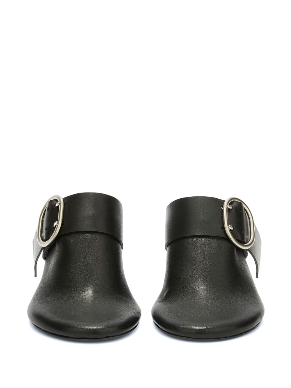 Jil Sander buckled mules Black