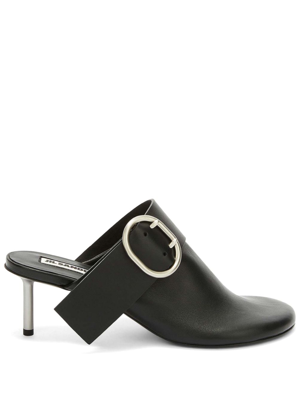 Jil Sander buckled mules Black