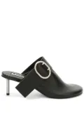 Jil Sander buckled mules - Black