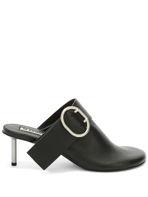 Jil Sander buckled mules 37