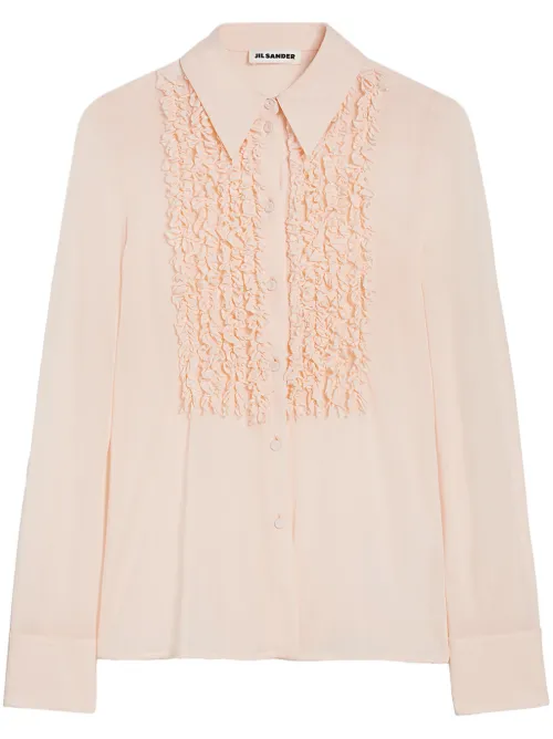 Chemise à volants - Jil Sander - Modalova