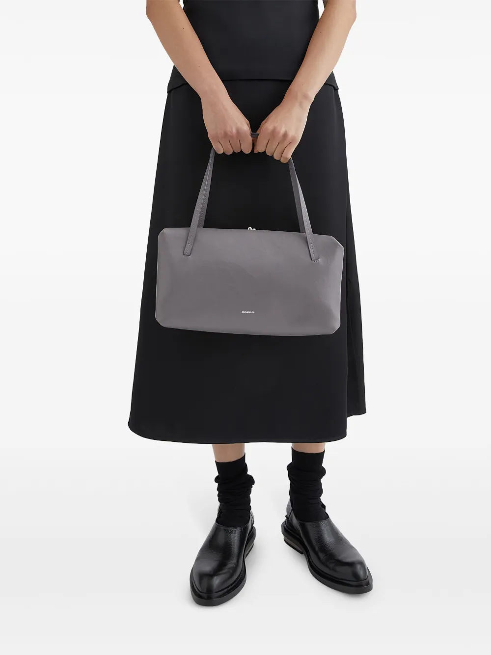 Jil Sander Goji Pillow medium shopper Grijs