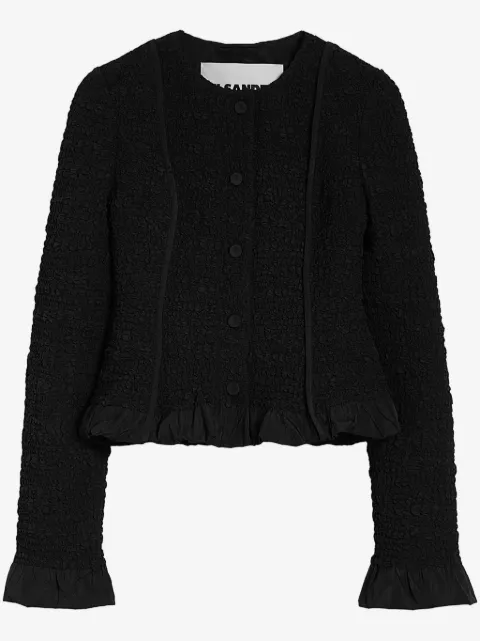Jil Sander textured-finish jacket
